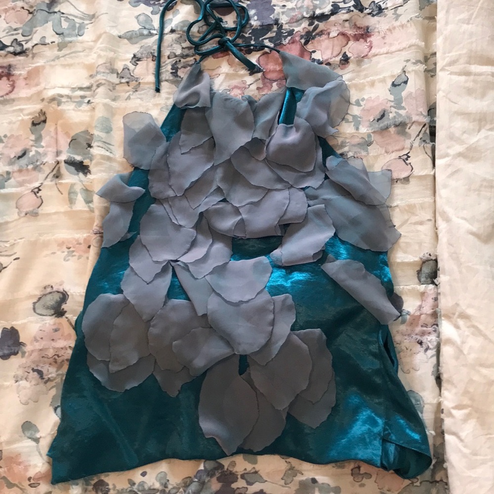 Custom made blue mermaid top from Colombia